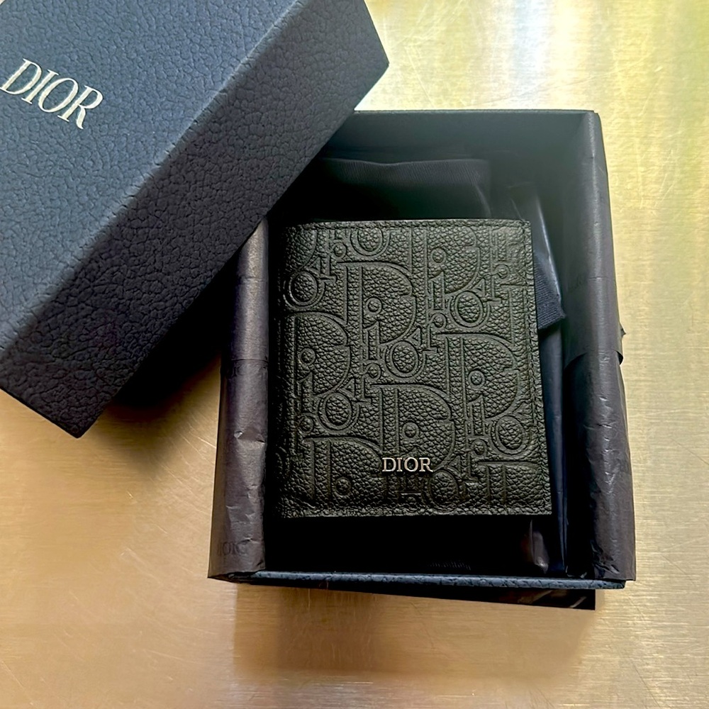 Dior Black Leather Bi-fold Wallet - $425 OBO